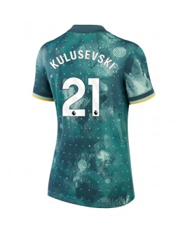 Tottenham Hotspur Dejan Kulusevski #21 Zenski Rezervni Dres 2024-25 Kratak Rukavima